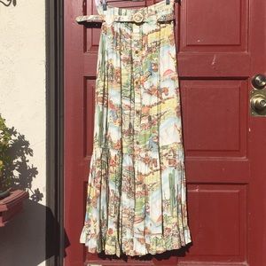 Desert West rockabilly vintage western skirt